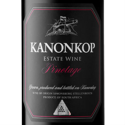 好評超激安Kanonkop カノンコップ　ブラック・ラベル　ピノタージュ 2017 ワイン